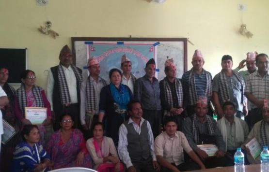 सर्वदलिय संयन्त्रका पदाधिकारीहरुको सम्मान कार्यक्रम